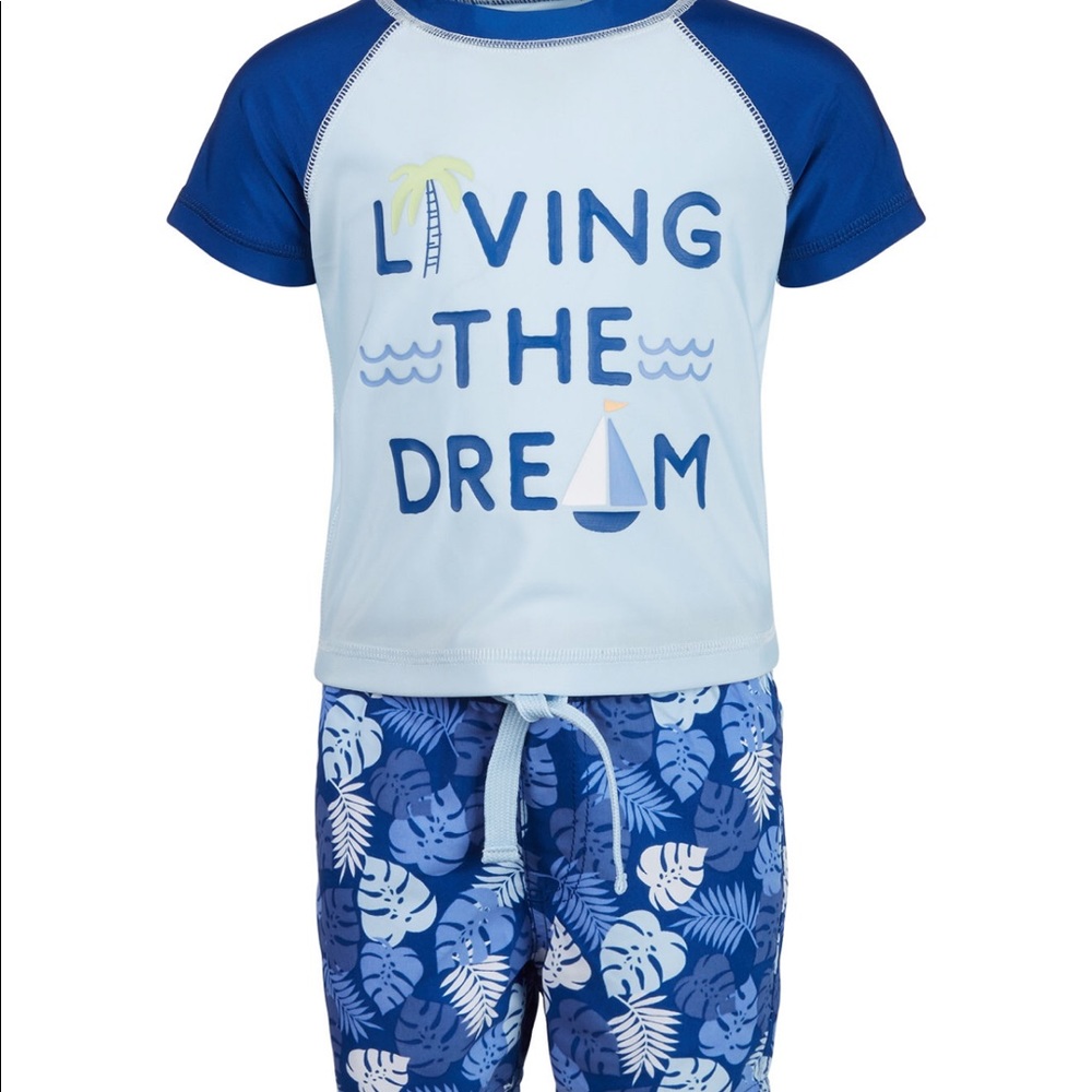 Toddler boys swim suit set